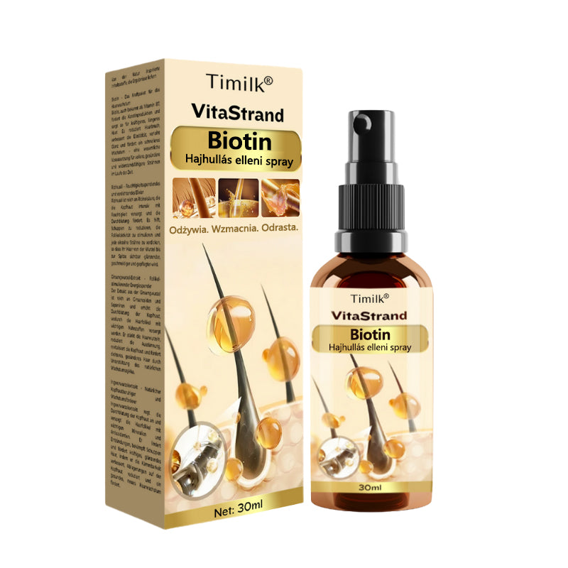 Timilk® VitaStrand Biotin hajnövekedést elősegítő spray✅ Sűrű, fényes haj néhány hét alatt💚